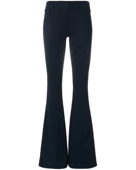 Galvan jersey flared trousers