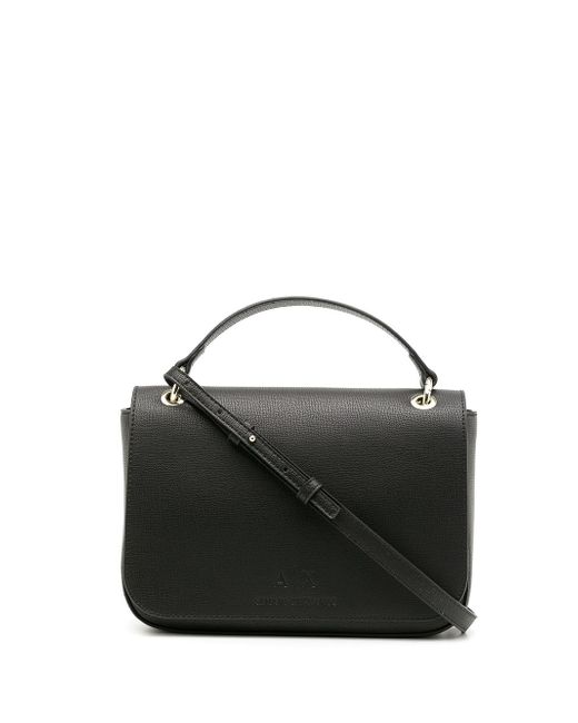 Armani Exchange faux leather shoulder bag