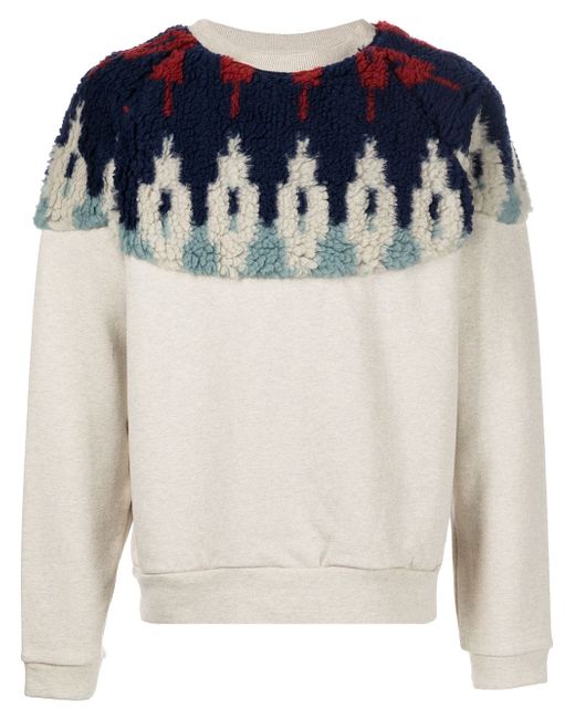 Kapital Nordic fleece sweatshirt
