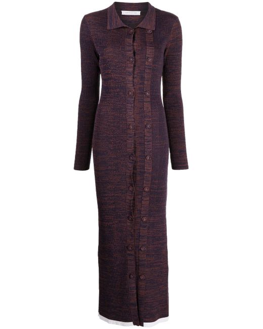 Christopher Esber double-button knitted dress