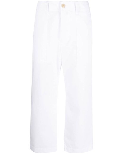 Jejia high-waist cropped trousers