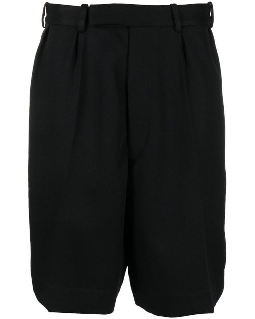 Raf Simons mid-rise drop-crotch shorts