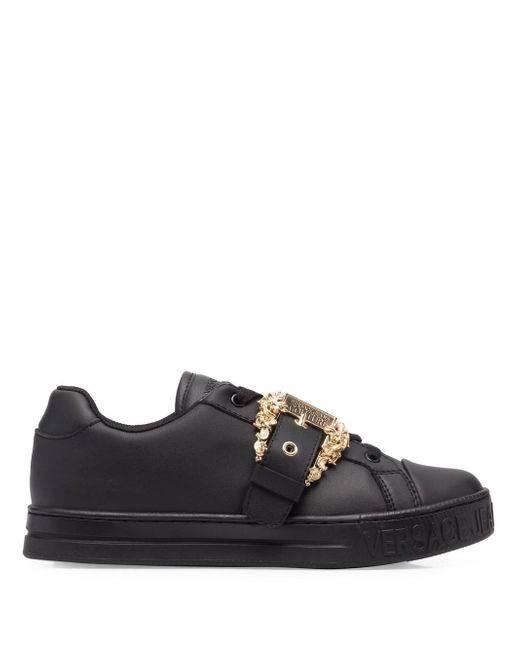 Versace Jeans Couture buckle-detail low-top sneakers