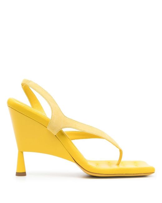 Giaborghini thong-strap leather sandals