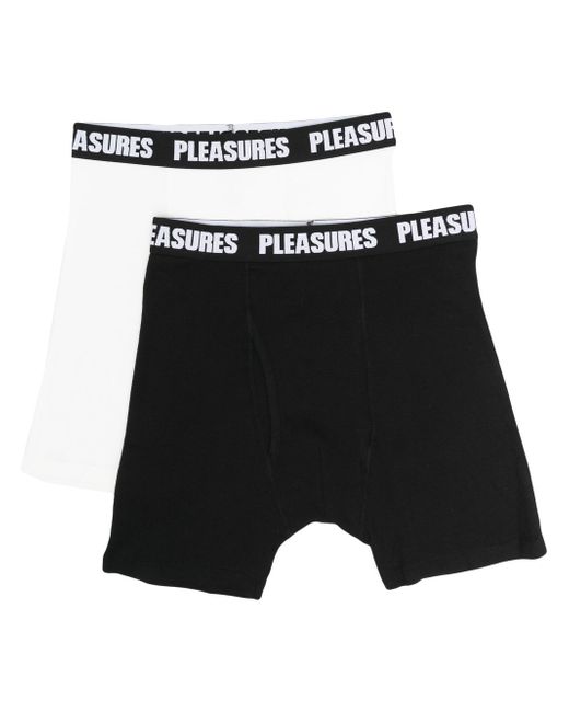 Pleasures logo waistband boxers