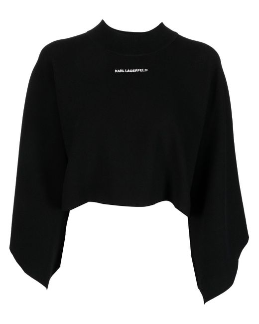 Karl Lagerfeld intarsia-knit jumper