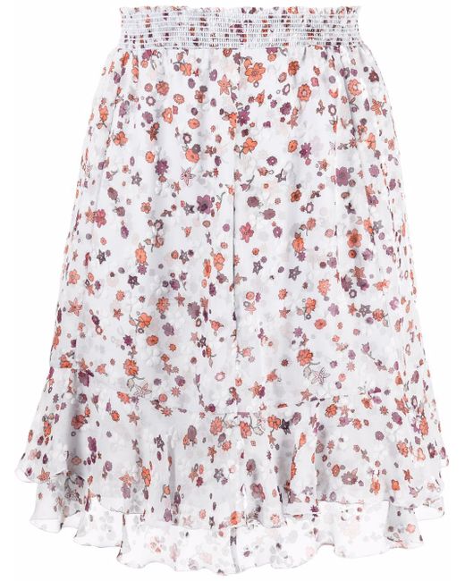 Dorothee Schumacher floral-print ruffle skirt