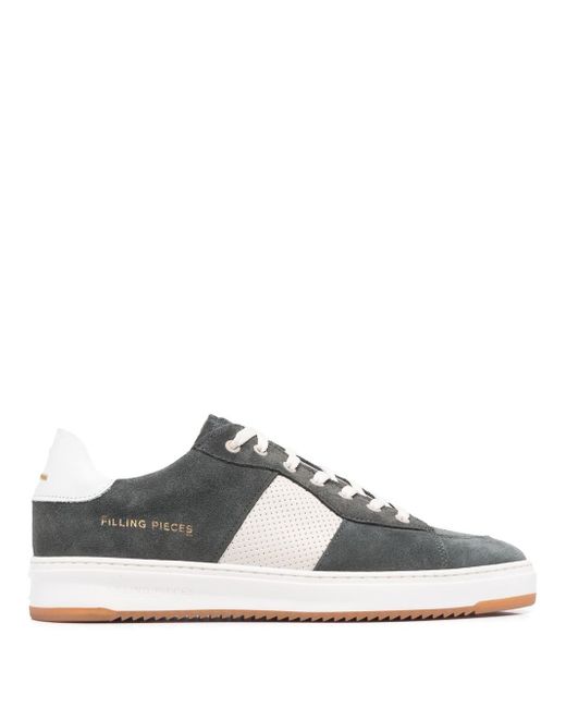 Filling Pieces perforated-detail low top sneakers