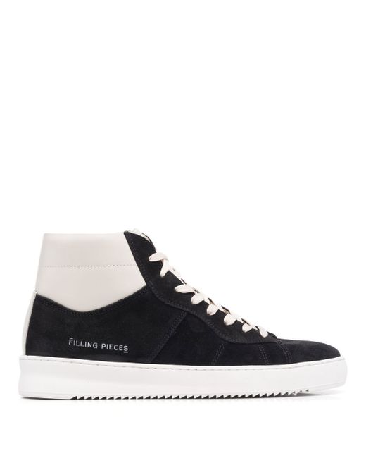 Filling Pieces logo-print high top sneakers