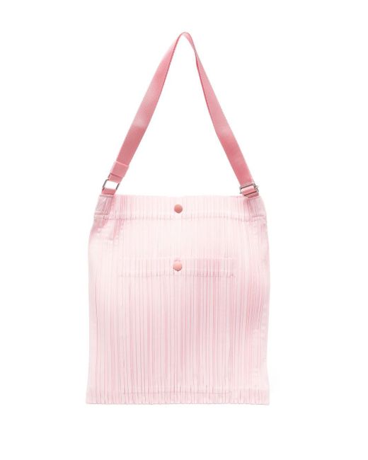 Pleats Please By Issey Miyake lightweight micro-pleated tote bag