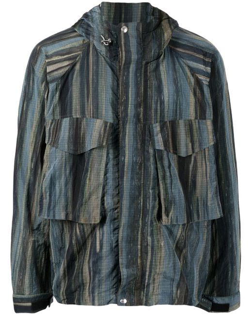 Paul Smith Woodland-print hooded jacket