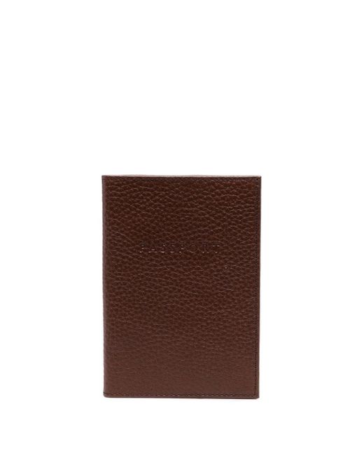 Aspinal of London Plain leather passport cover