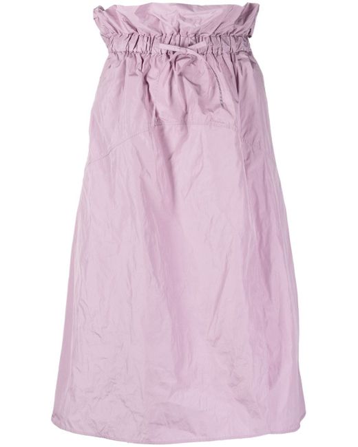 RED Valentino paperbag-waist midi skirt