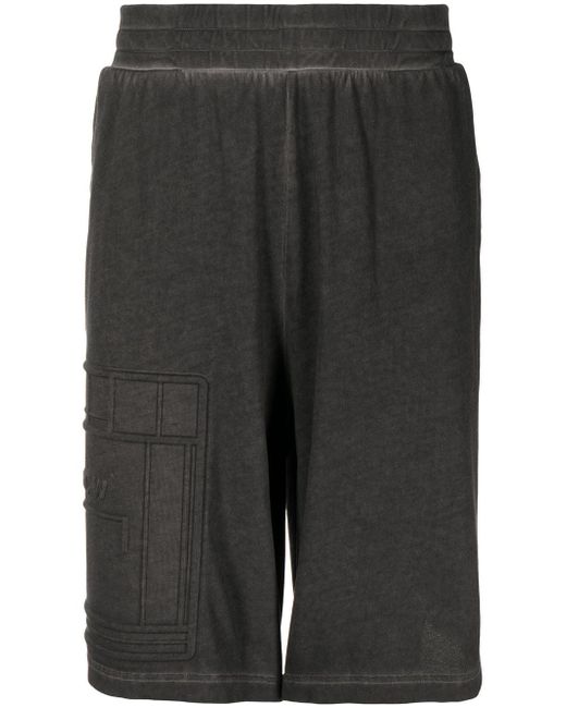A-Cold-Wall debossed-logo elasticated-waist Bermuda shorts