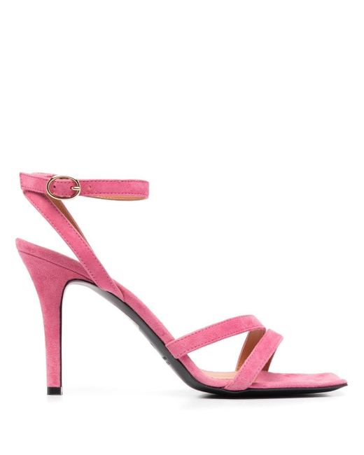 Via Roma 15 buckle ankle-strap detail sandals
