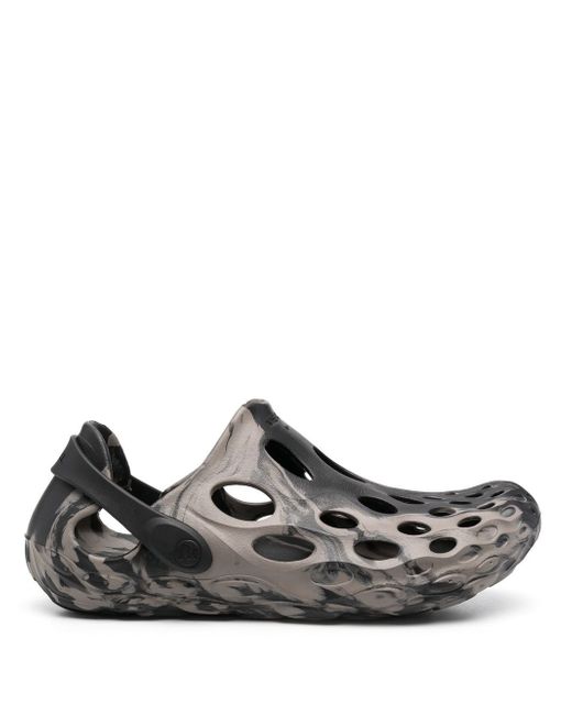 Merrell marbled-print perforated slippers