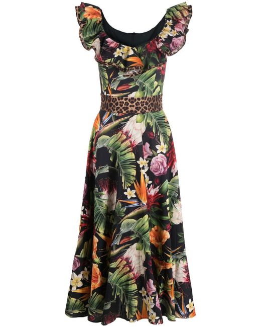 Philipp Plein floral-print maxi dress