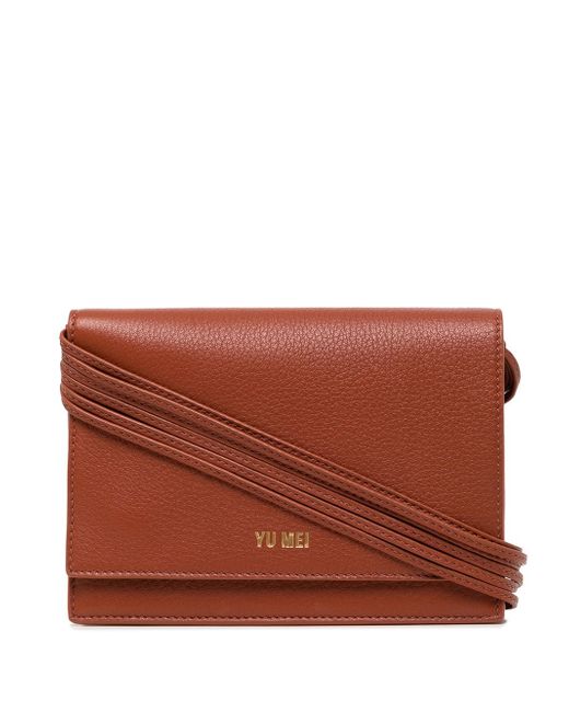 Yu Mei Suki leather clutch bag