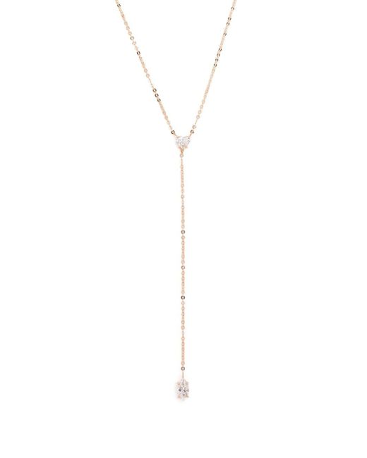 Anita Ko 18kt rose gold diamond lariat necklace