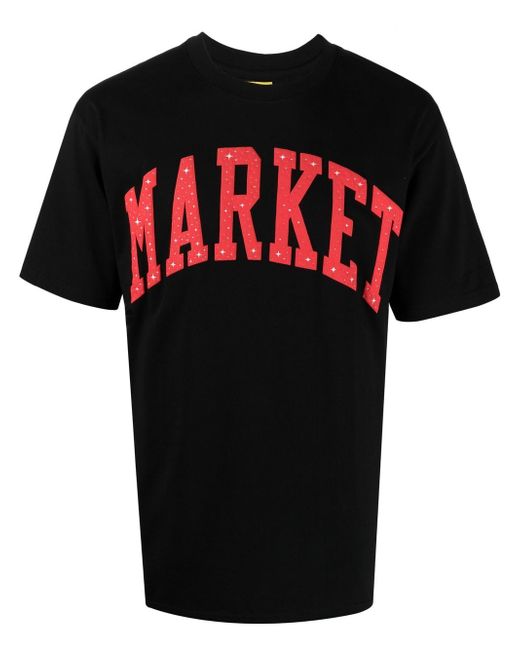 market logo-print cotton T-shirt