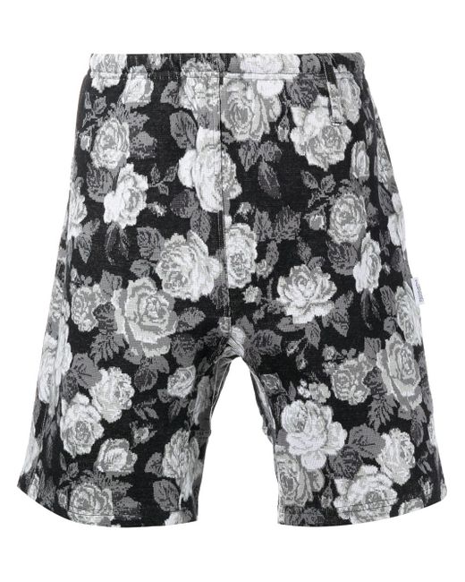 This Is Never That jacquard flower track shorts