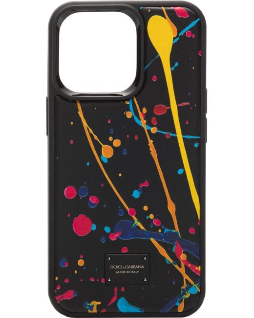 Dolce & Gabbana paint splatter iPhone case