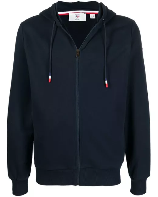 Rossignol logo-patch zip-fastening hoodie