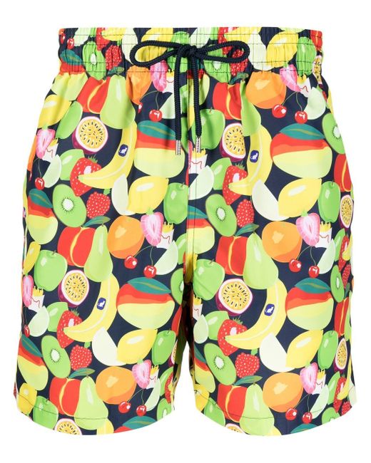 Derek Rose fruit print swim shorts