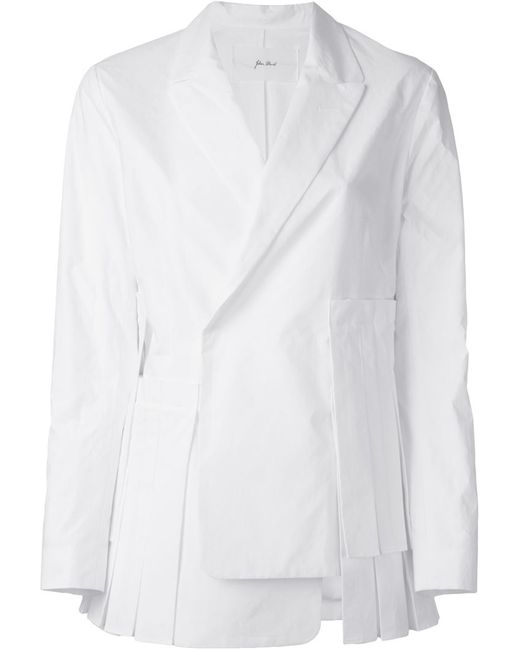 Julien David asymmetric blazer jacket