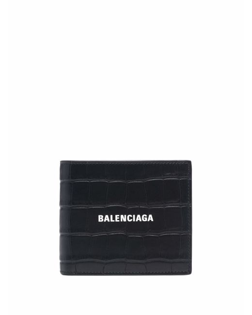 Balenciaga folded logo wallet