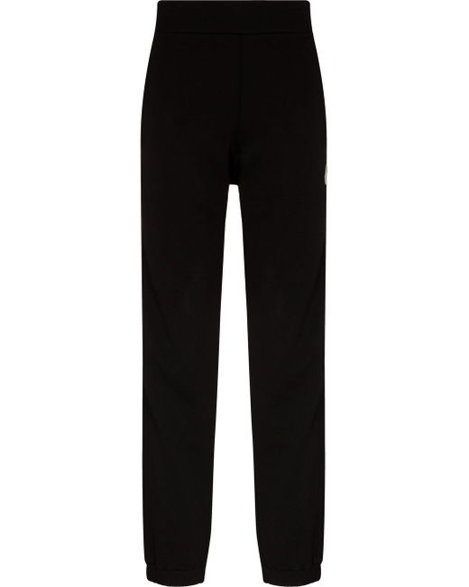 Moncler logo patch track trousers