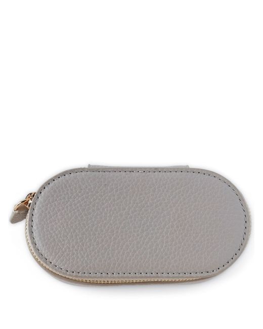 Monica Vinader leather oval jewellery case