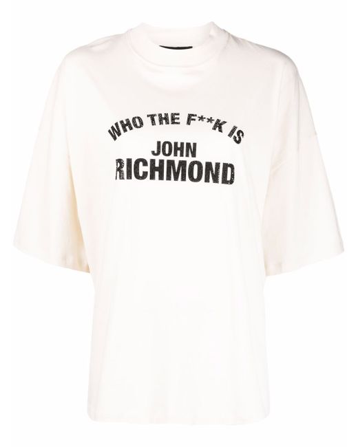 John Richmond logo-print cotton T-shirt