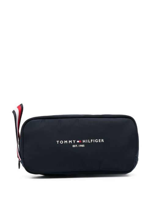 Tommy Hilfiger logo-print detail wash bag