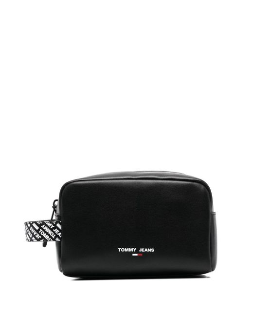 Tommy Jeans logo zipped wash bag