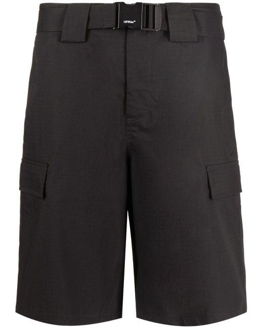 Off-White BUCKLE CARGO SHORTS NO