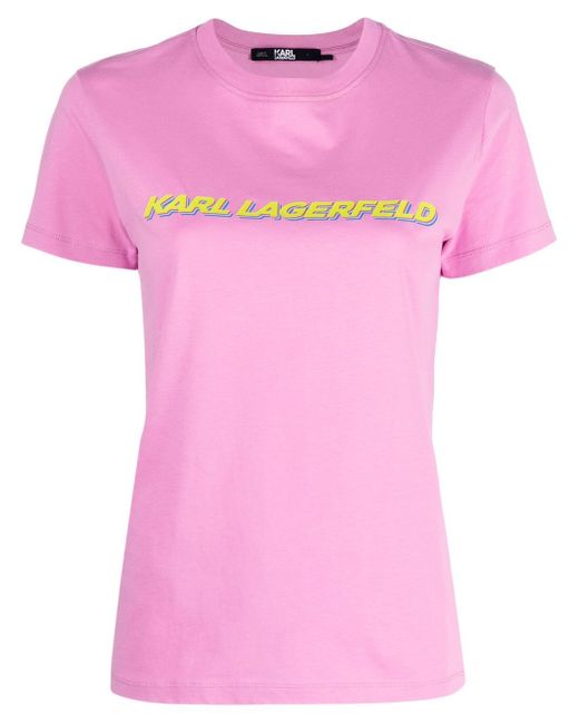 Karl Lagerfeld Future Logo-print T-shirt