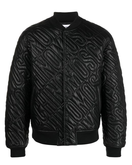 Moschino quilted bomber jacket