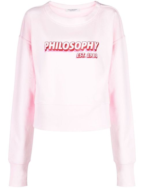 Philosophy di Lorenzo Serafini logo-print cotton sweatshirt
