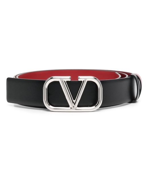 Valentino Garavani VLogo Signature buckle-fastening belt