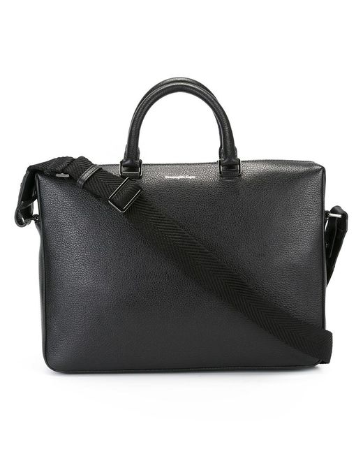 Ermenegildo Zegna zip up laptop bag Calf Leather
