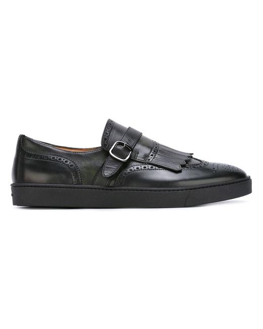 Santoni Nerv slippers 6 Calf Leather/Leather/rubber