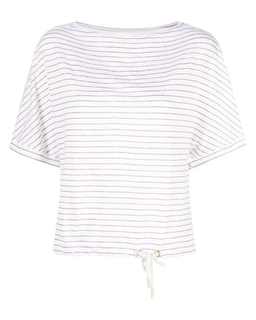 Eleventy striped short-sleeve T-shirt