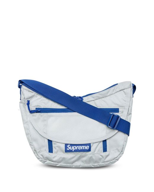 Supreme logo-patch shoulder bag