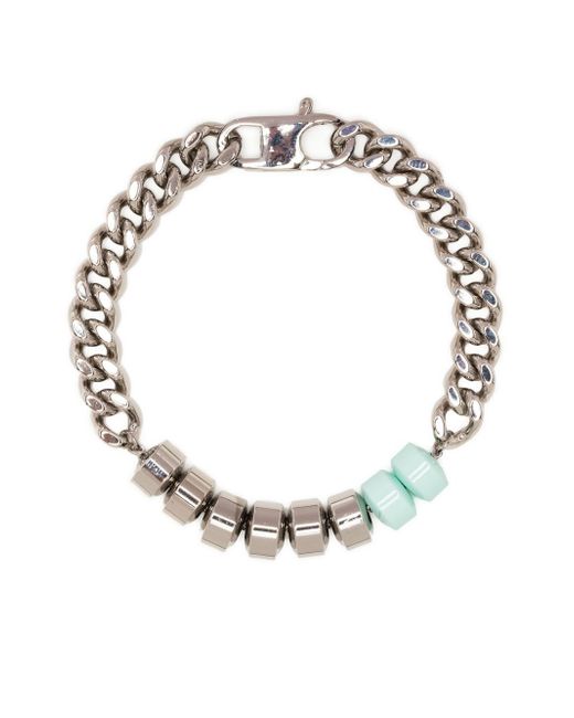 1017 Alyx 9Sm bead-embellished curb chain bracelet