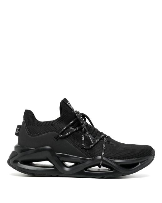 Ea7 cut-out chunky sneakers