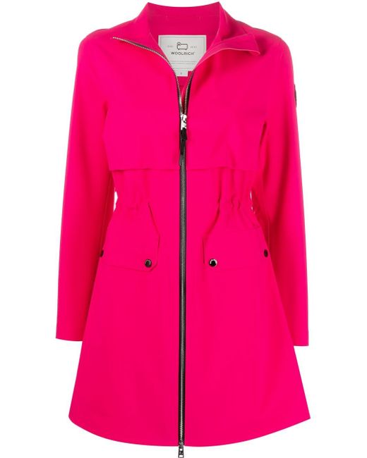 Woolrich zip-fastening short coat