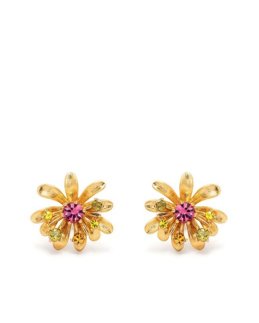Kate Spade New York embellished floral stud earrings