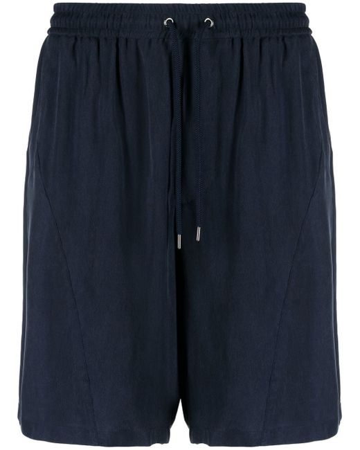 Giorgio Armani drawstring cotton Bermuda shorts