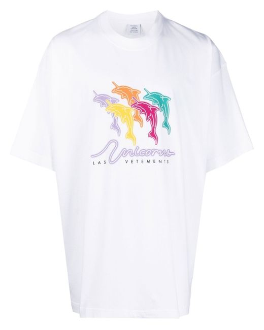 Vetements unicorn-print T-shirt